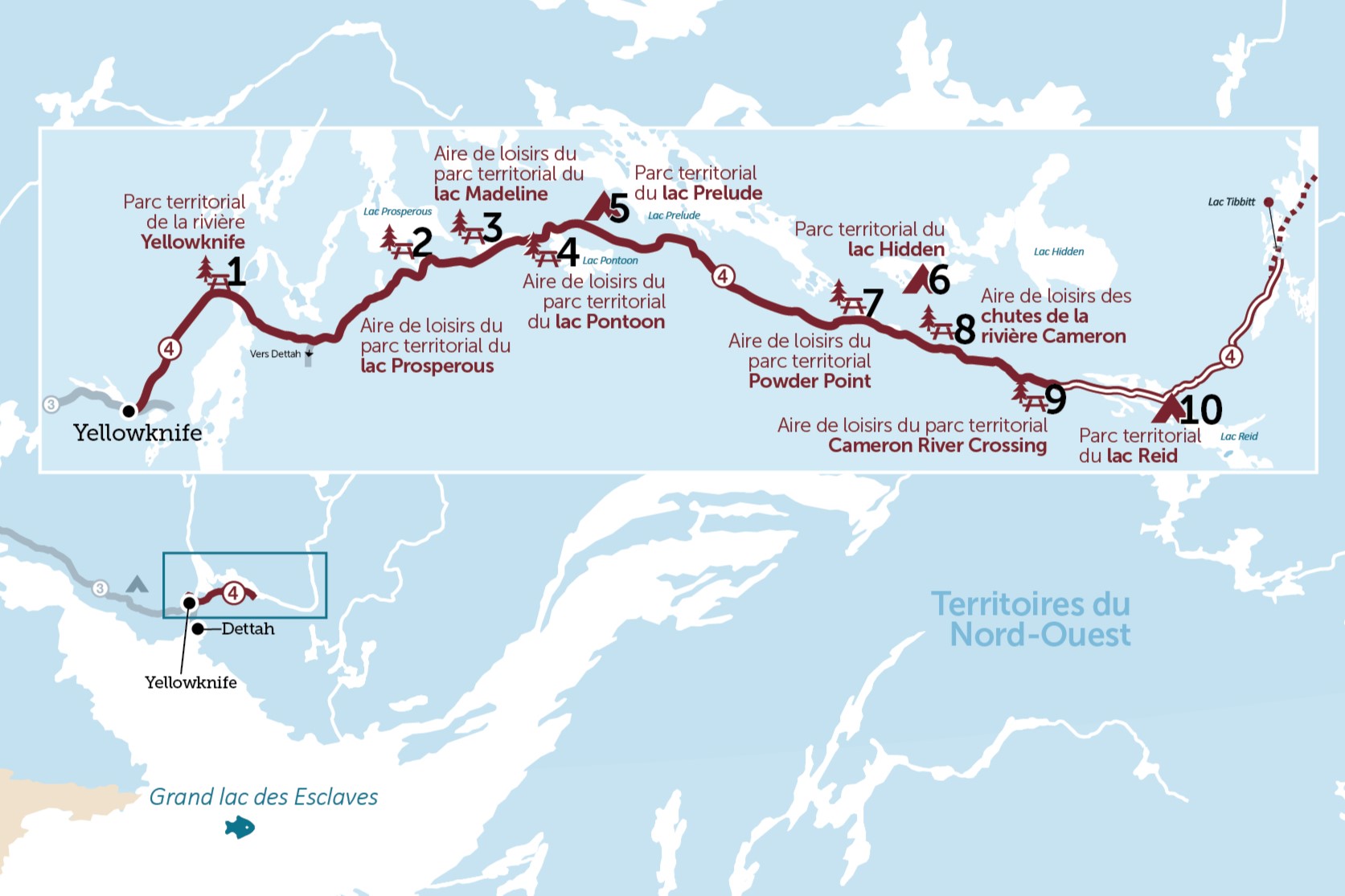 Ingraham Trail Route Map WEB version FR 2025