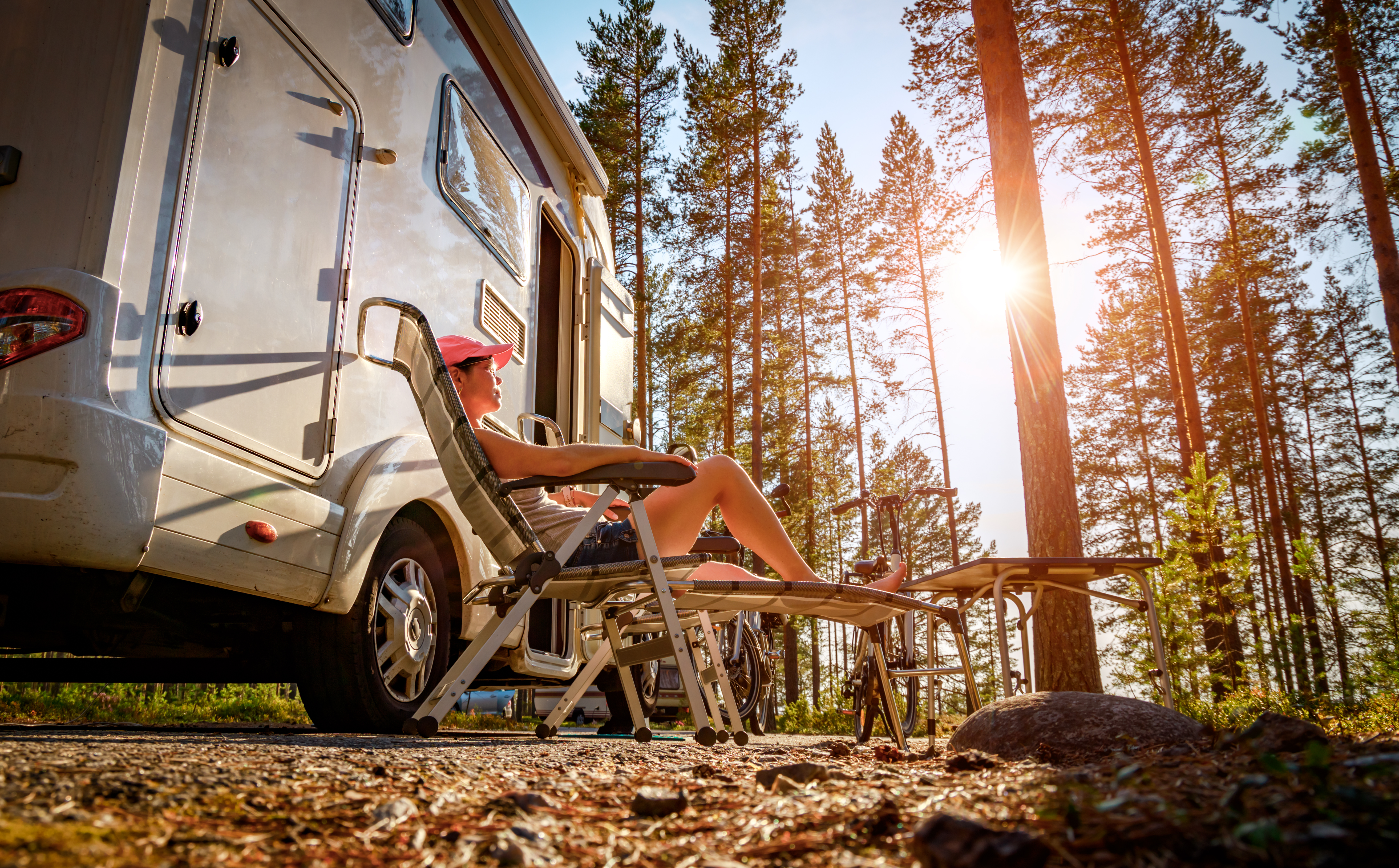 Camper sun