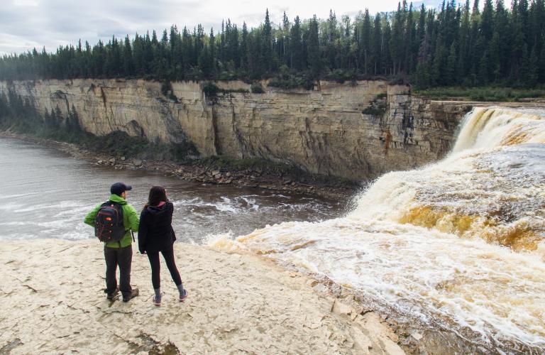 Alexandra Falls, view point