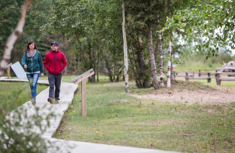 Hay River Park boardwalk