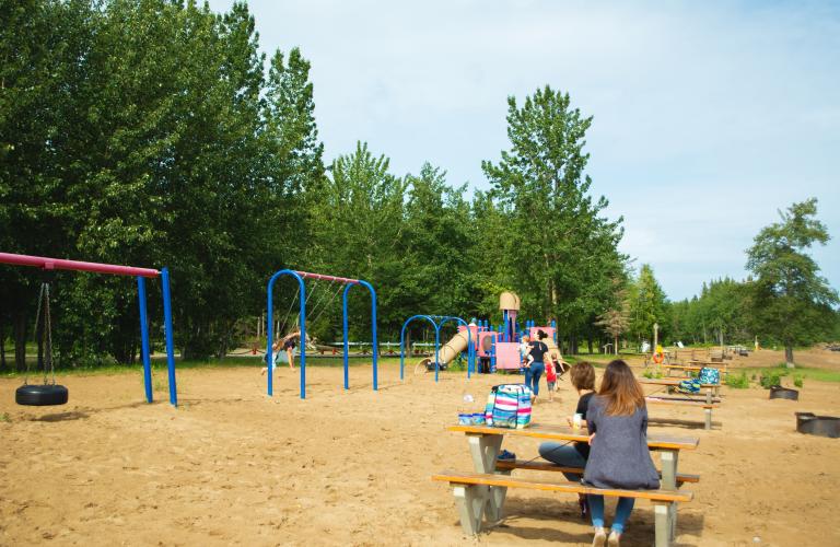 Hay River beach playground