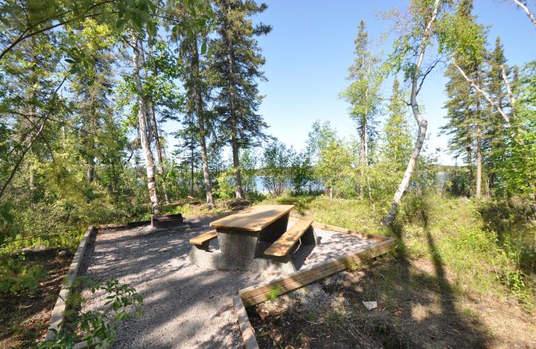 PontoonLake-PicnicTable1