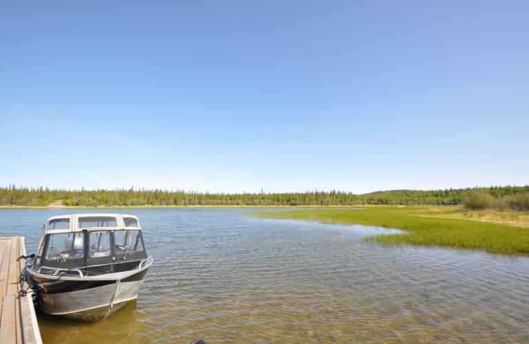 ProsperousLake-boat and dock
