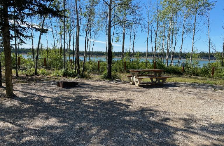 Fort Providence Site in loop B with river view