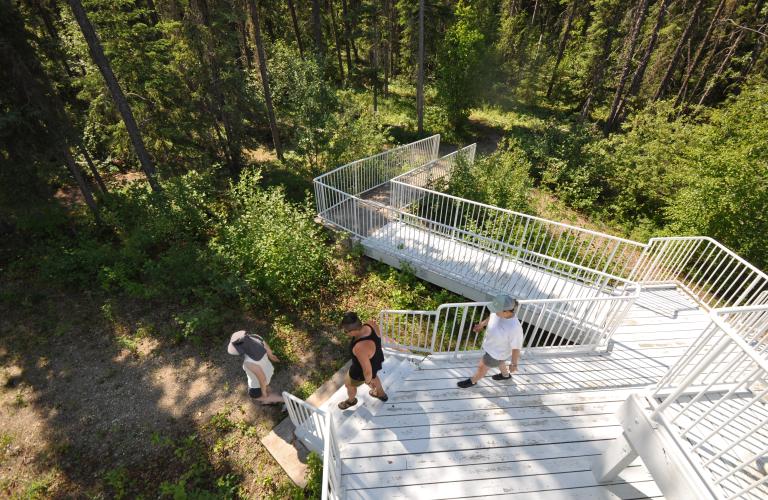 Viewing platform from above