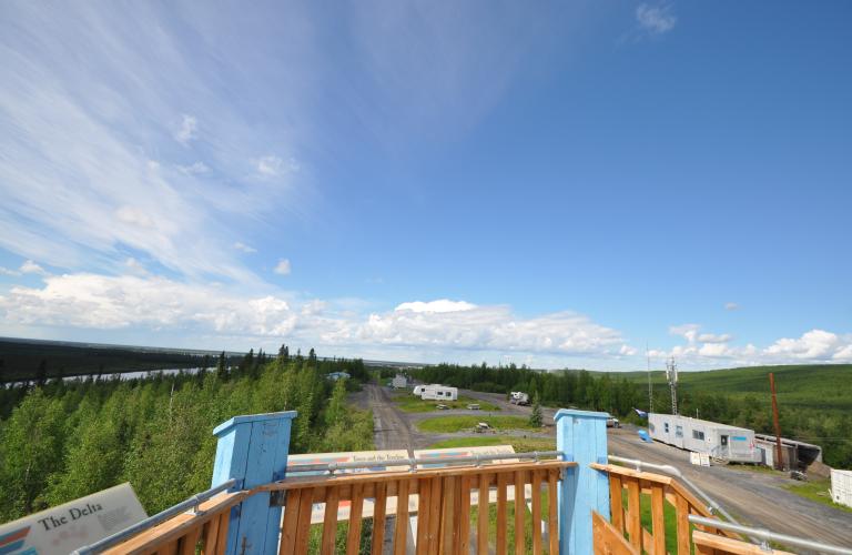 Tower view-campsite