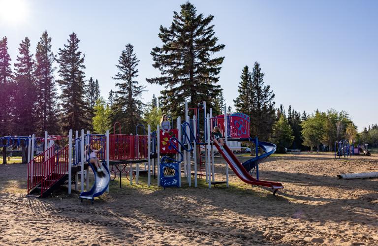 Hay River lakeside Playgrounds