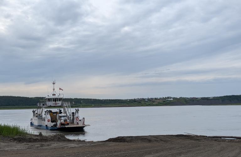 Mackenzie River Crossing Ferry