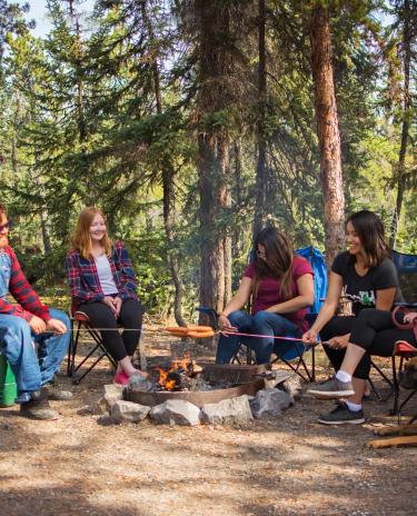 Park visitor campsite photo