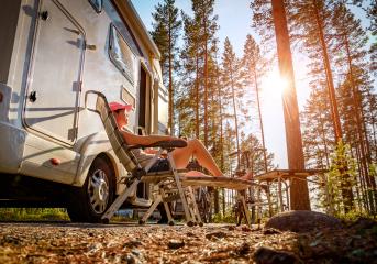 Camper sun